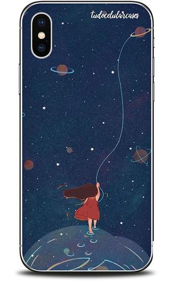 Imagem de Capa Case Capinha Personalizada Planetas Poeira Estrelar Samsung J8 PLUS 2018 - Cód. 1152-B036