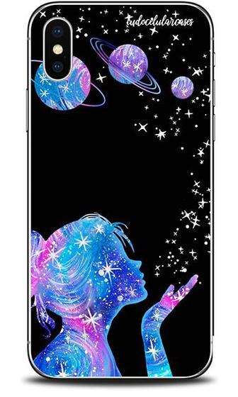 Imagem de Capa Case Capinha Personalizada Planetas Poeira Estrelar Samsung S8 - Cód. 1149-B001