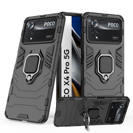 Imagem de Capa Case Capinha Poco X4 Pro 5G - Protetora Resistente Anti Impacto Queda Armadura Militar