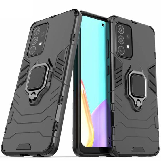 Imagem de Capa Case Capinha Samsung A52s 5G - Protetora Anti Impacto Queda Armor Militar Anel e Base