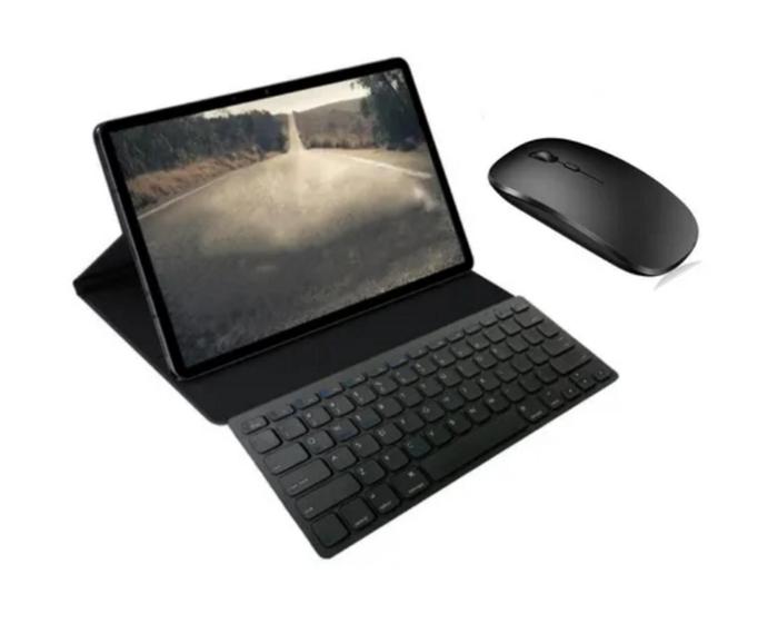 Imagem de Capa Case Com Teclado e Mouse Bluetooth Para Tablet Galaxy S6 Lite P615
