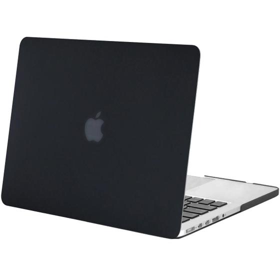 Imagem de Capa Case Compativel com Macbook PRO 13" RETINA A1502 A1425 2012 a 2015 - PRETO FOSCO