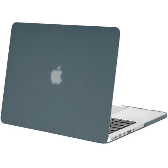 Imagem de Capa Case Compativel com Macbook PRO 15" RETINA A1398 2012 a 2015 - CINZA FOSCO