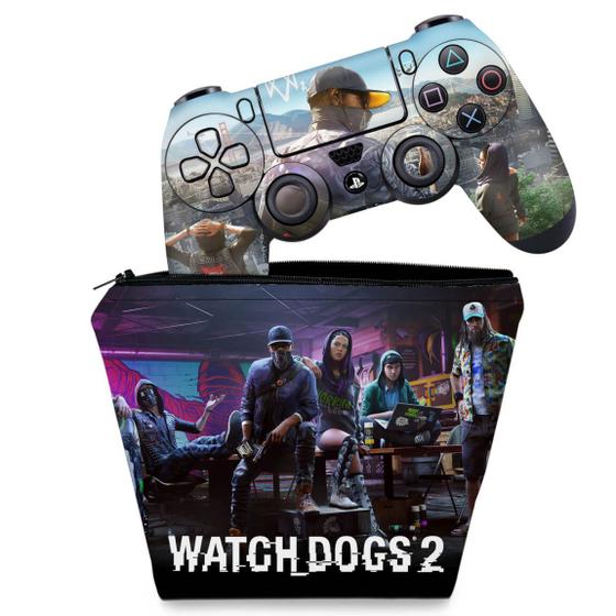 Imagem de Capa Case e Skin Compatível PS4 Controle - Modelo 162