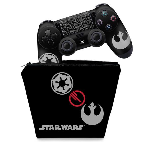Imagem de Capa Case e Skin Compatível PS4 Controle - Star Wars Battlefront 2 Edition