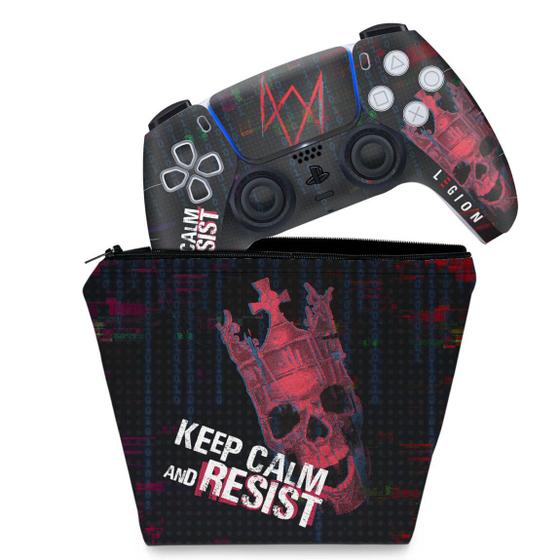 Imagem de Capa Case e Skin Compatível PS5 Controle -  Modelo 012