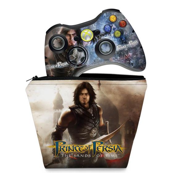 Imagem de Capa Case e Skin Compatível Xbox 360 Controle - Prince Of Persia