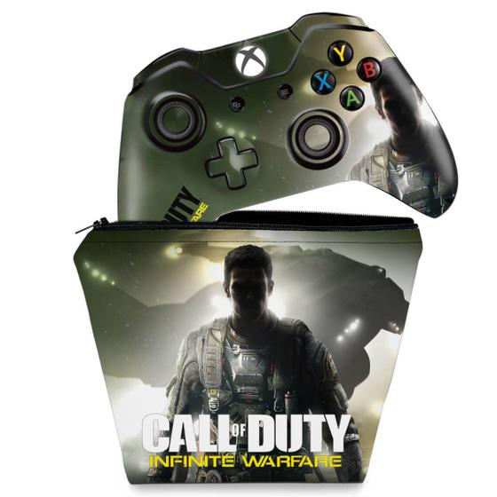 Imagem de Capa Case e Skin Compatível Xbox One Fat Controle - Call Of Duty: Infinite Warfare