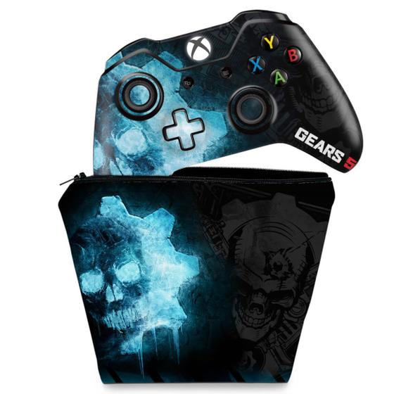 Imagem de Capa Case e Skin Compatível Xbox One Fat Controle - Modelo 278