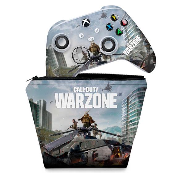 Imagem de Capa Case e Skin Compatível Xbox Series S X Controle - Call of Duty Warzone