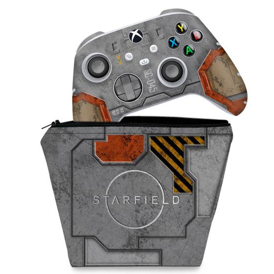 Capa Case e Skin Compatível Xbox Series S X Controle - Starfield Menor preço em Capa Case e Skin Compatível Xbox Series S X Controle - Starfield