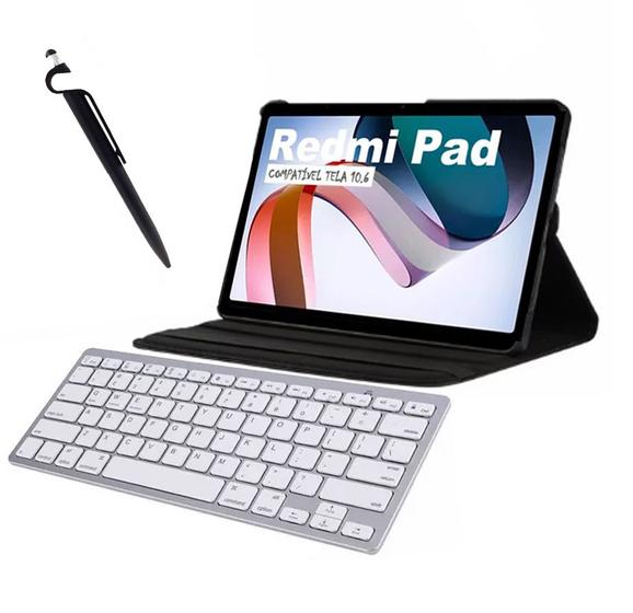 Capa Case e Teclado Para Red. Pad 10.6"+ Caneta + Película Menor preço em Capa Case e Teclado Para Red. Pad 10.6"+ Caneta + Película