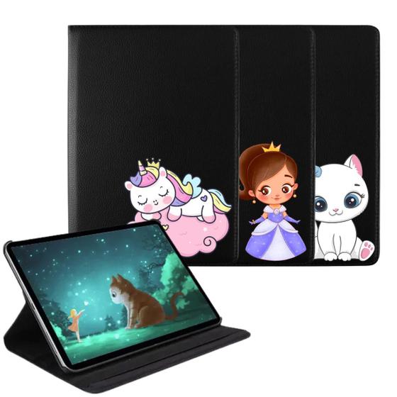Capa Case Giratória P/ Tablet Galaxy Tab S7 Fe 12.4 Infantil - Commercedai Imagem de Capa Case Giratória P/ Tablet Galaxy Tab S7 Fe 12.4 Infantil