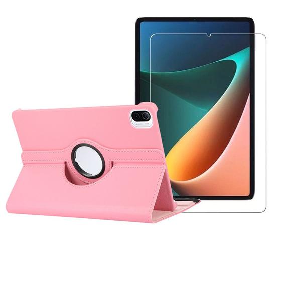 Capa case Giratória + Película protetora Para Tablet MiPad 5 Tela 11 polegadas Menor preço em Capa case Giratória + Película protetora Para Tablet MiPad 5 Tela 11 polegadas
