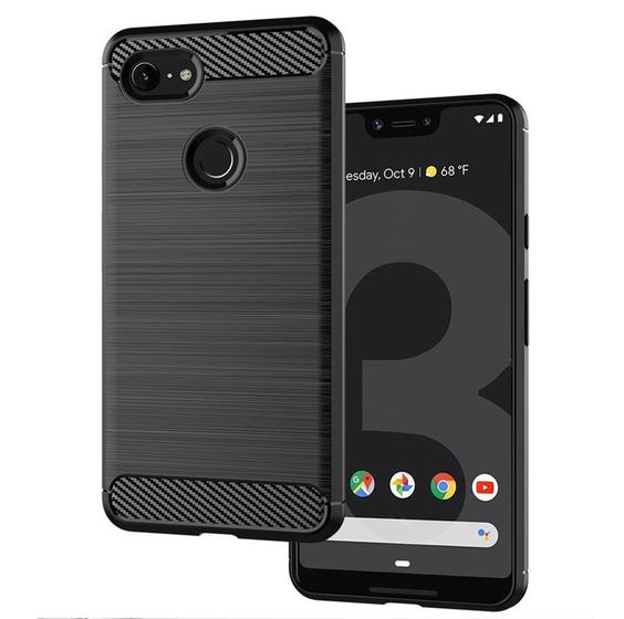 Imagem de Capa Case Google Pixel 3 XL (Tela 6.3) Carbon Fiber Anti Impacto