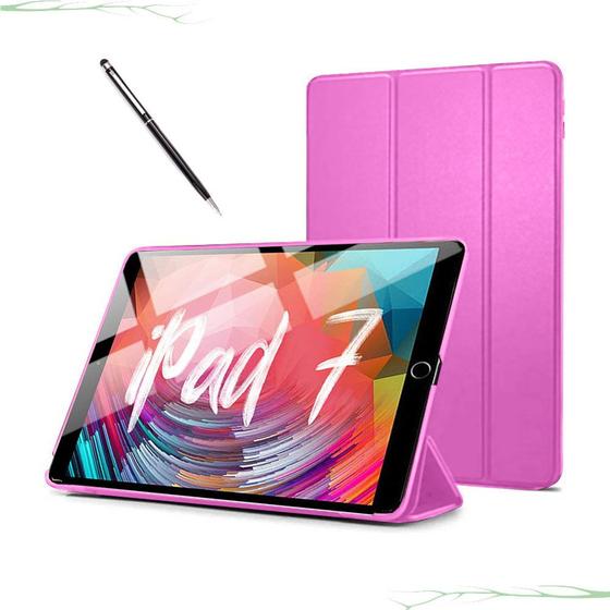 Imagem de Capa Case iPad 7 10,2' A2197 A2200 A2198 + Caneta Touch