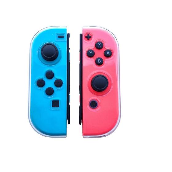 Imagem de Capa case joycon nintendo switch tpu proteçao transparente