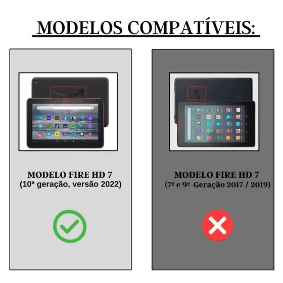 Imagem de Capa Case Magnética Para Tablet Amon Fire Hd7 (2022 P8At8Z