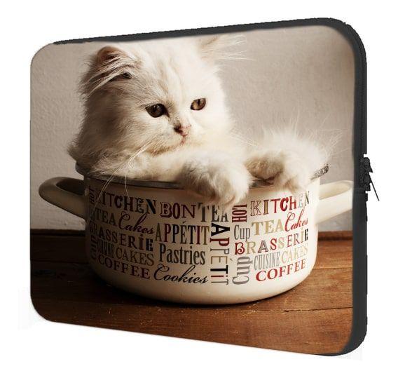 Capa Case Notebook 14 15.6 17 Personalizado Gatos Cat Felino Deluzz