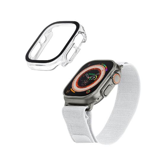 Imagem de Capa case para Apple watch case anti riscos protetora transparente 49mm Shield Laut