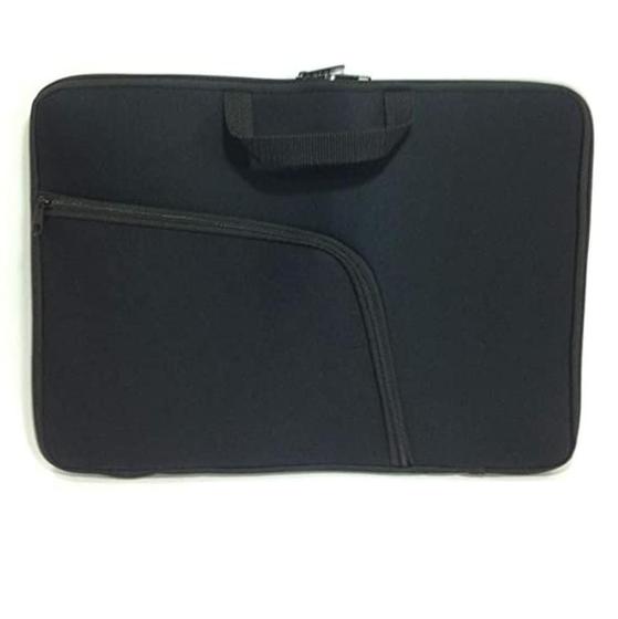 Imagem de Capa Case para Notebook Neoprene com Bolso Externo Zíper Alça 15,6 Polegadas