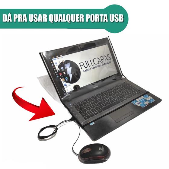 Imagem de Capa Case Para Notebook Positivo Tela 14 com Protetor de Teclado Antipoeira  Impermeável