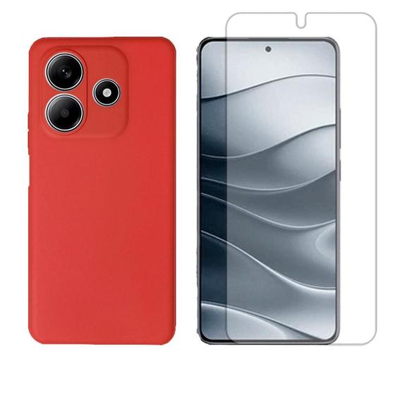 Imagem de Capa Case Para Xiaomi Redmi Note 14 5G + Pelicula Hidrogel