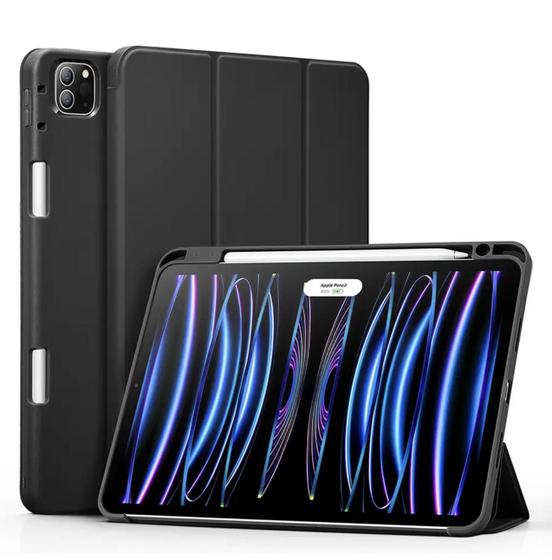 Imagem de Capa Case PREMIUM Anti Impacto com função sleep e suporte para Apple Pencil - compatível com iPad Pro de 12.9  polegadas