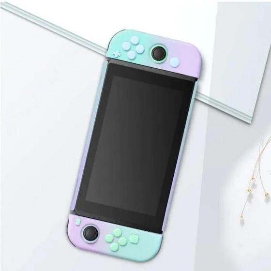 Imagem de Capa Case Protecao Acrilico dos Botões Joycon Compativel com Nintendo Switch Padrao