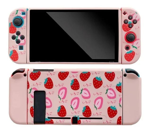 Imagem de Capa Case Proteção Tpu Macio Joycon Grip Compativel com Nintendo Switch
