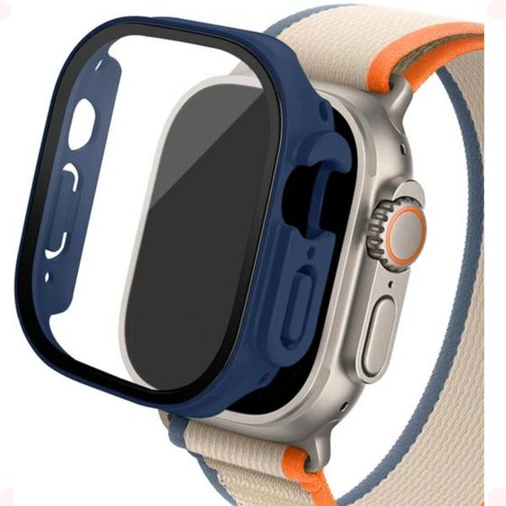 Capa Case Proteção Vidro Temperado Smartwatch Ultra 49mm 1 E 2 Menor preço em Capa Case Proteção Vidro Temperado Smartwatch Ultra 49mm 1 E 2