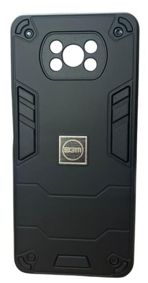 Imagem de Capa Case Resistente Armadura BGM Preta Para Poco X3
