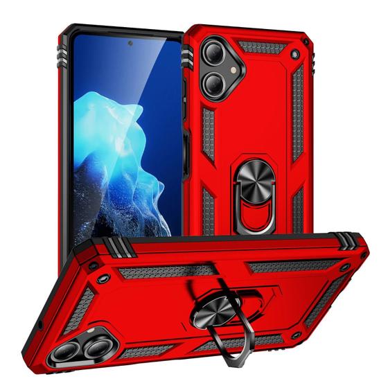 Imagem de Capa Case Samsung Galaxy A06 (Tela 6.7) Dupla Camada Com Stand e Anel