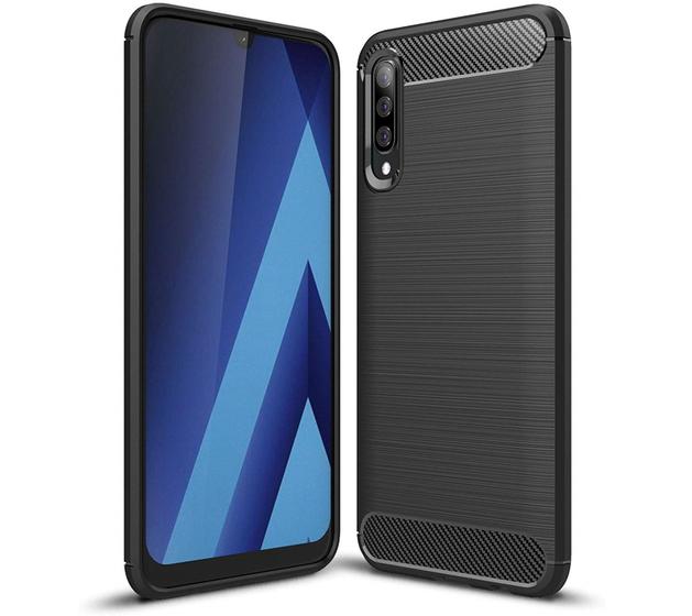 Imagem de Capa Case Samsung Galaxy A70 (2019) (A705M) (Tela 6.7) Carbon Fiber Anti Impacto