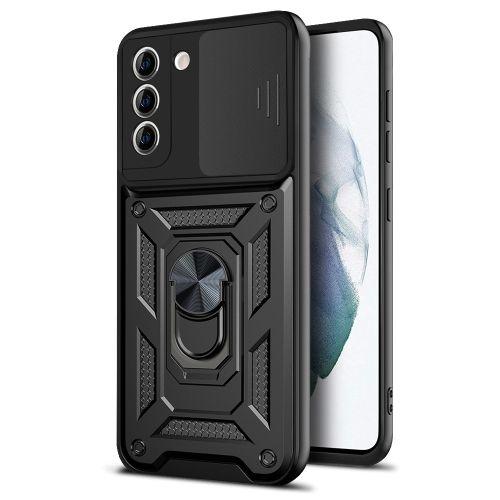 Imagem de Capa Case Samsung Galaxy S21 FE (Tela 6.4) Shield Slider Dupla Camada Com Stand e Anel