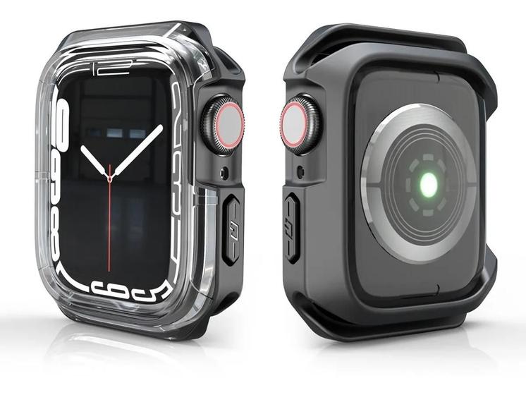 Imagem de Capa Case shock proof + película gel para Apple Watch series 8 , 7 , 6