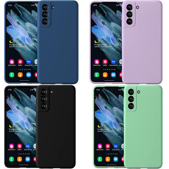Imagem de Capa Case Silicone Aveludada C Protetor Camera P Samsung S21