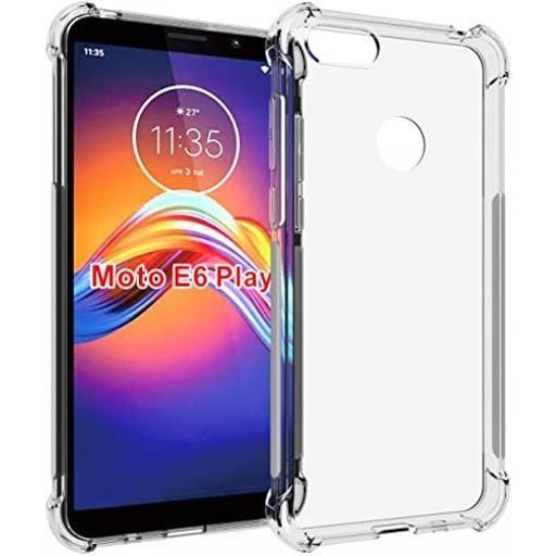 Imagem de Capa Case Silicone Transparente Antichoque Moto E6 Play