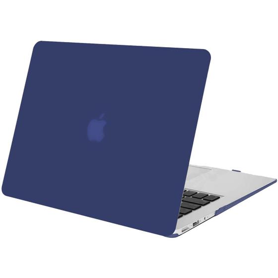 Imagem de Capa Case Slim Compativel com Macbook AIR 13" A1466 / A1369 / MQD32BZ-A de 2010 à 2017 AZUL MARINHO FOSCO