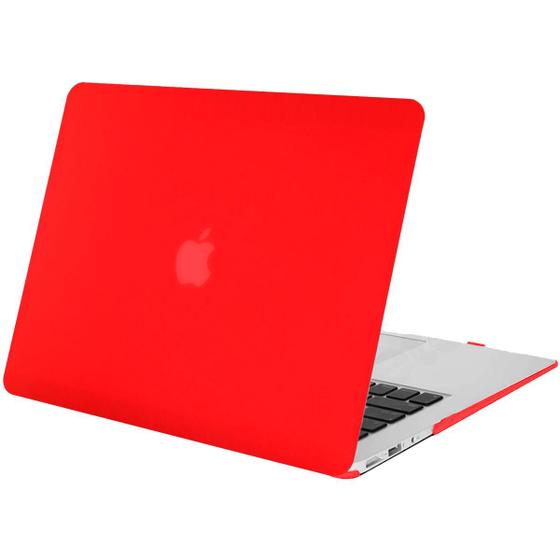 Imagem de Capa Case Slim Compativel com Macbook AIR 13" A1466 / A1369 / MQD32BZ-A de 2010 à 2017 VERMELHO FOSCO
