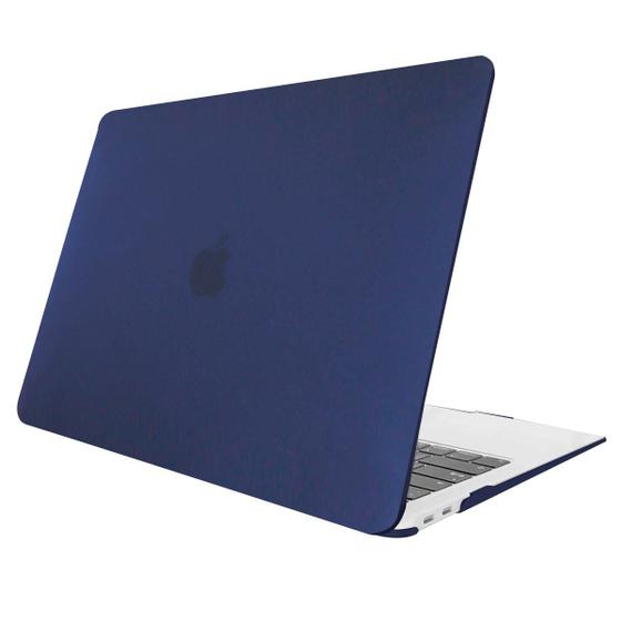 Imagem de Capa Case Slim Macbook New Air 13" A1932 / A2179 / A2337 Com Chip M1 - Azul Marinho