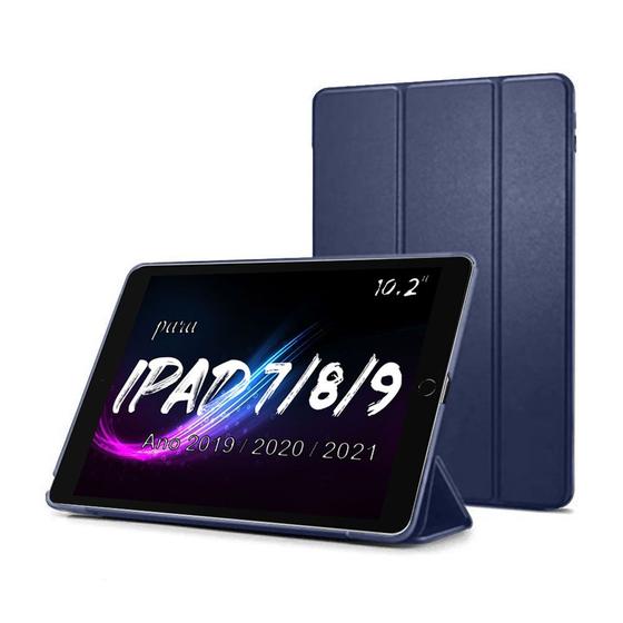 Imagem de Capa case smart p/ Apple iPad (9ª 8ª 7ª geração) 10.2" Wi-Fi 64GB Menor Preço black