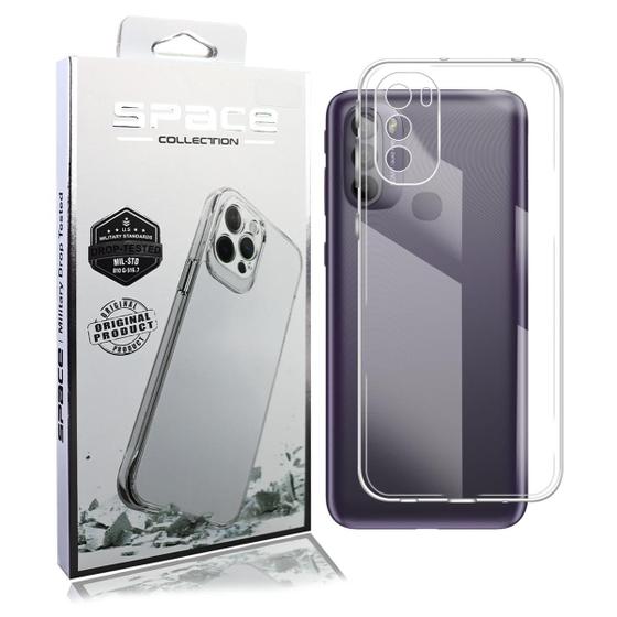 Imagem de Capa Case Space + Película De CERAMICA Fosca Compativel Moto G31 XT2173 6.4 - Luiza Cell25