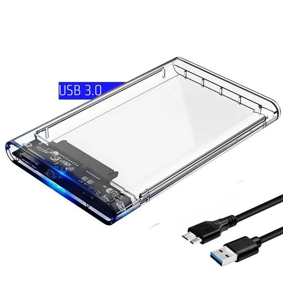 Imagem de Capa Case SSD T31 Sata Para HD Externo De Notebook Usb Versão 3.0 Para Ps4 e Xbox
