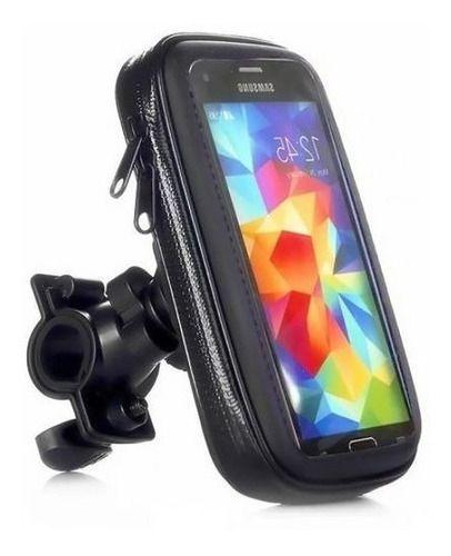 Imagem de Capa Case Suporte Protetor Celular Para Guidão Moto Bike Prova D'água 6,3