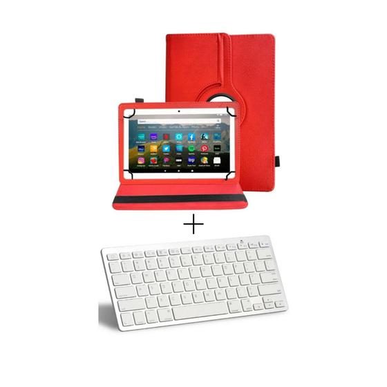 Imagem de Capa Case + Teclado Bluetooth Para Tablet Lenovo P11 Tb-j606f