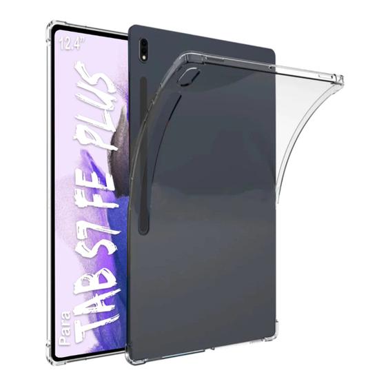 Imagem de Capa Case TPU Silicone Para Tablet Samsung Galaxy Tab S7 FE PLUS  (2020 / 2021) 12.4" Anti shock