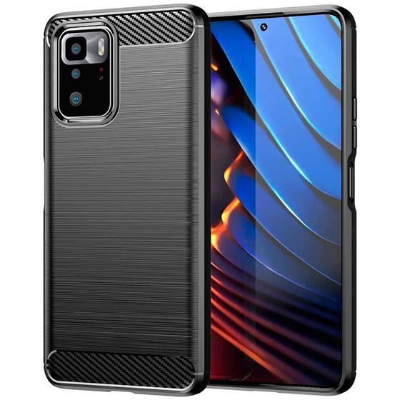 Imagem de Capa Case Xiaomi Mi Poco X3 GT / Redmi Note 10 Pro 5G (2021) (Tela 6.6) Carbon Fiber