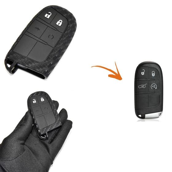 Imagem de Capa Chave Jeep Renegade Compass Dodge Chrysler 300c Cronos Wrangler Cherokee