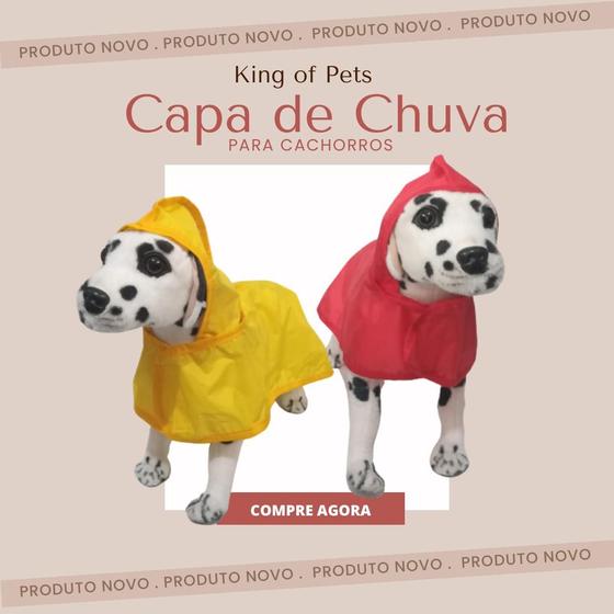Imagem de Capa Chuva Impermeável Para Cachorro - tam. 02